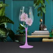 Wine glass - Bee-Tanical, violet