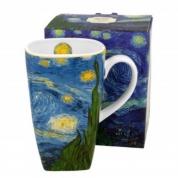  Porcelain square mug - Vincent van Gogh (Starry Night) 630ml.