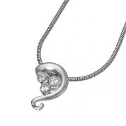 Necklace - Tris, white