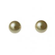 Earrings - Sissi, pearls yellow