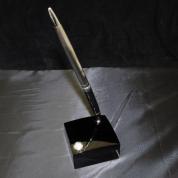 Ball-point pen with a crystal stand
