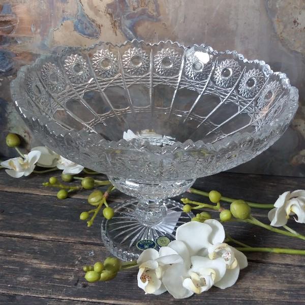 Bohemia Crystal, Footed Bowl – With A Past