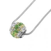 Necklace ball green