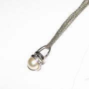 necklace - white pearl