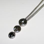 Necklace - 3 crystals