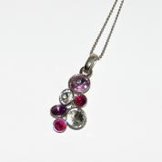 Necklace - pink / purple