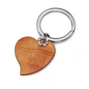 Key ring - Loving, heart orange