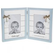 Picture frame - blue for boys (double)