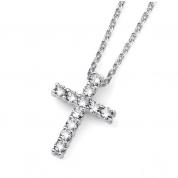  Necklace - Heaven, (Cross) white