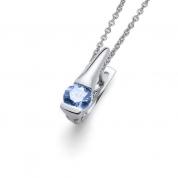  Necklace - Tender, blue / silver