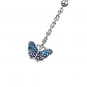 Mobile accessory - Farfalla, butterfly blue