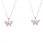  Necklace - Butterfly (Rainbow)