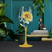  Wine glass - Bee-Tanical, yellow