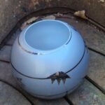 Vase silver bat 12cm. - Image 3