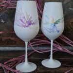 Wine glasses, cocktail glasses – Praline 550ml. (pink, blue) - Image 4
