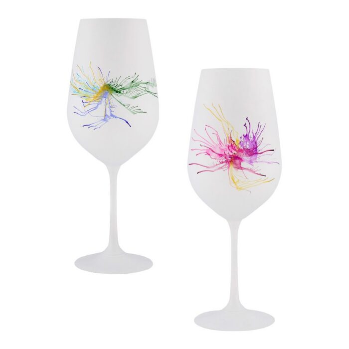 Wine glasses, cocktail glasses – Praline 550ml. (pink, blue)