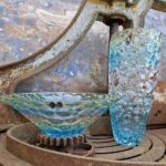 Crystal bowl – Lisboa 30cm. In Mediterranean tones - Image 4