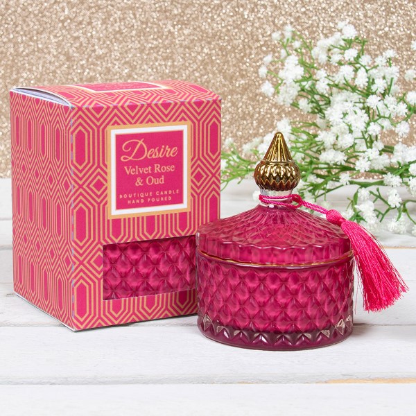 Lõhnaküünal - Velvet Rose (roosa)