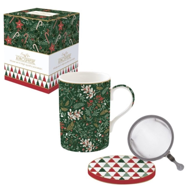 Portselanist kruus sõelaga - Ilusad pühad! 350ml.