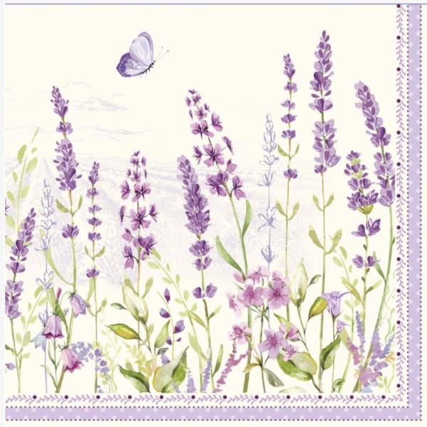 Salvrätikud - Lavendel 33x33cm.
