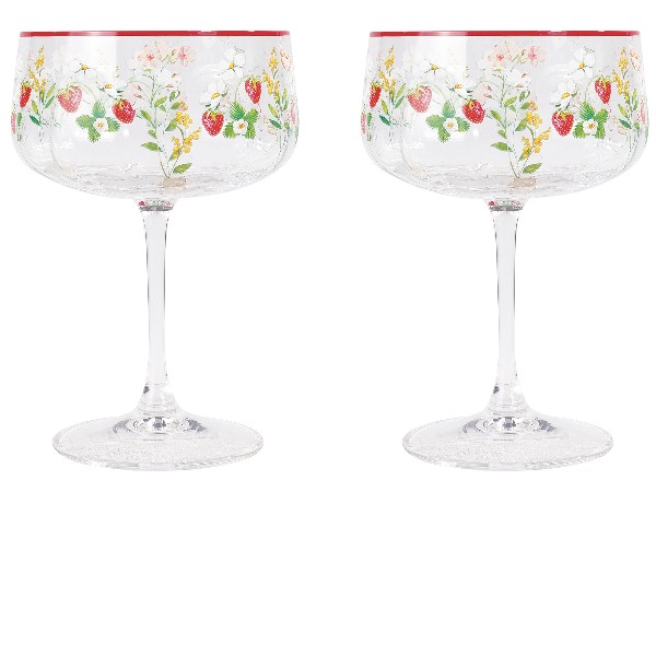 Šampanjaklaasid Jardin des Fraises maasikatega – Easy Life, 250 ml